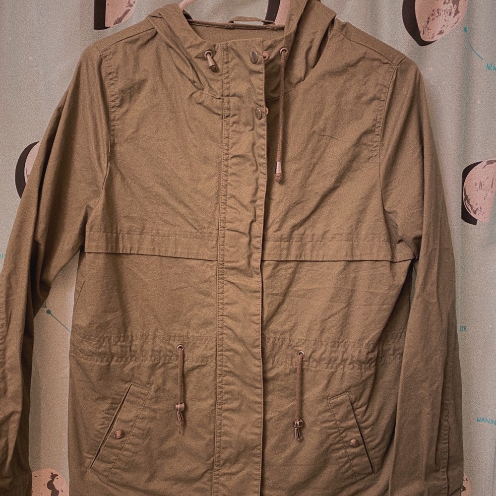 Navy Green Anorak Jacket